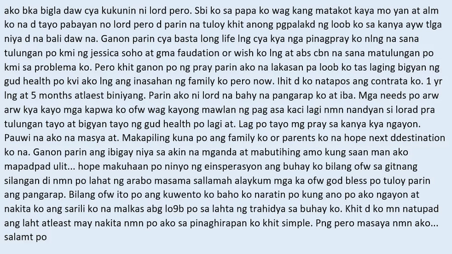 Nagbunga ang pagsisikap sa abroad! Inspiring story of an OFW who was able to give her family a decent home Nagbunga ang pagsisikap sa abroad! Inspiring story of an OFW who was able to give her family a decent home