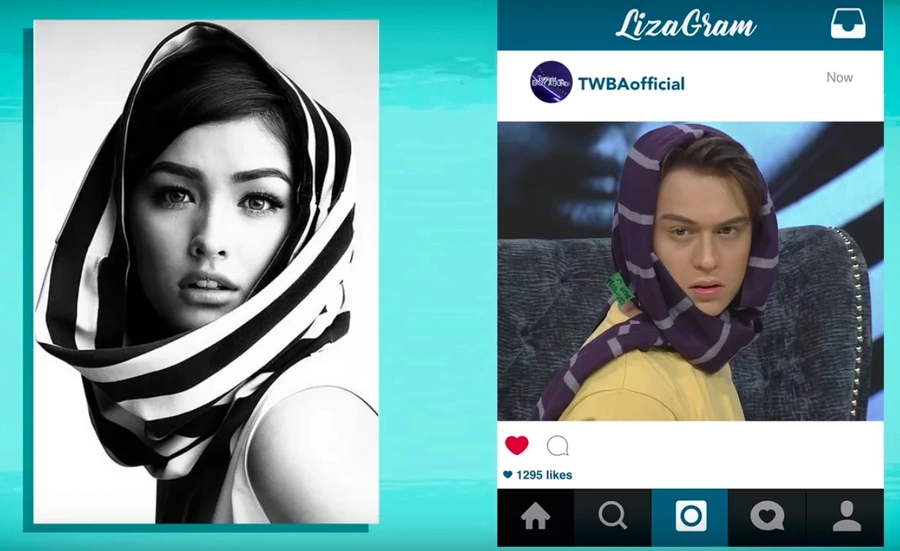 Kalevel ang ganda: Enrique Gil proves he can be like the "World's Most Beautiful Face" like Liza Soberano Kalevel ang ganda: Enrique Gil proves he can be like the "World's Most Beautiful Face" like Liza Soberano