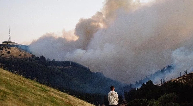 Impacting photos! Powerful fire destroys CHRISTCHURCH and forces thousands to flee for their lives