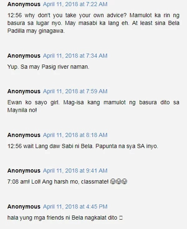 Bela Padilla slams basher who questioned her ability to pick up trash in Siargao Bela Padilla slams basher who questioned her ability to pick up trash in Siargao