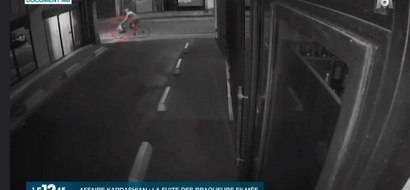 Published CCTV pictures of the alleged gang that robbed Kim Kardashian