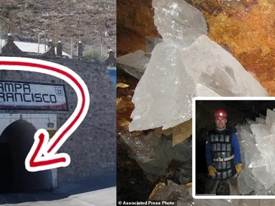 Explorers spotted a cave near the abandoned mine. They found something amazing when they entered inside!