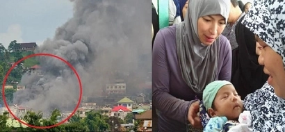 Angel Locsin captured black smoke after aistrike in Marawi! Risky and yet was bashed by many!