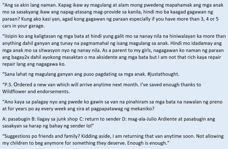 Gustong pasabugin ang van ni Cesar! Sunshine Cruz furious over Cesar Montano's alleged negligence Gustong pasabugin ang van ni Cesar! Sunshine Cruz furious over Cesar Montano's alleged negligence
