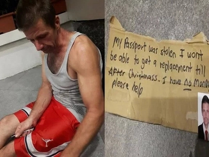 Helpless foreigner robbed and left for dead, now seeks help to return to family