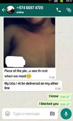 Kenyan airhostess exposed begging for sex and money from a client