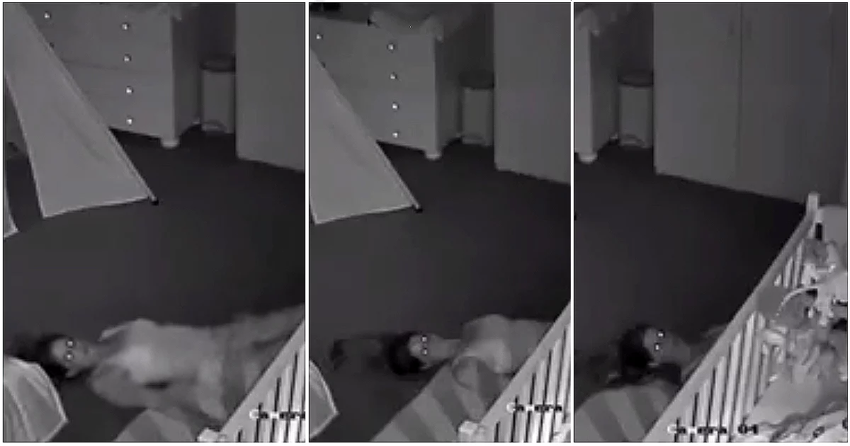 Man installed security cameras into his baby’s room. When he was scrolling through the footage, he saw his wife suspiciously laying down on the floor. Man installed security cameras into his baby’s room. When he was scrolling through the footage, he saw his wife suspiciously laying down on the floor.
