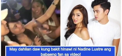 Ito raw ang rason kung bakit hinawi! JaDine fans defend Nadine Lustre over 'hawi' issue with a female fan