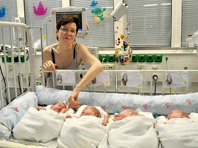 65-year-old woman with 13 kids (aged 10 to 44) seeks fertility treatment, gives birth to quadruplets!