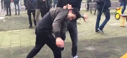 The Funniest Street Fight With Slow-Mo Is Incredibly Entertaining