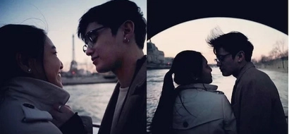 Nadine Lustre and James Reid share passionate kiss while abroad