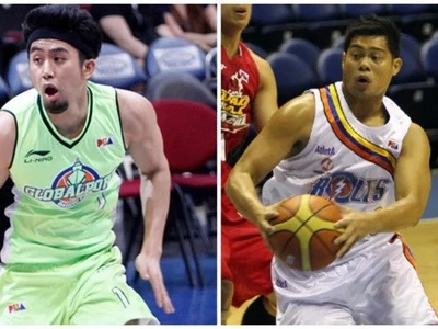 Which PBA players were traded between Phoenix and Meralco?