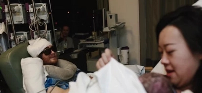 This dad with brain cancer defies doctors and lives to hold new born son