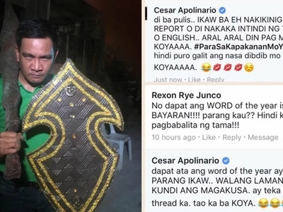 Enraged reporter Cesar Apolinario hits back at netizen who accused media of being 'bayaran'