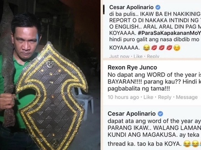 Enraged reporter Cesar Apolinario hits back at netizen who accused media of being 'bayaran'