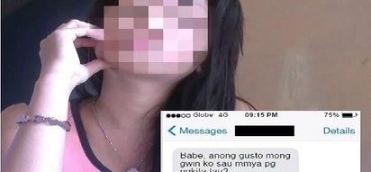 Girl flirts with her man thru text, and got a HUGE surprise when he replied