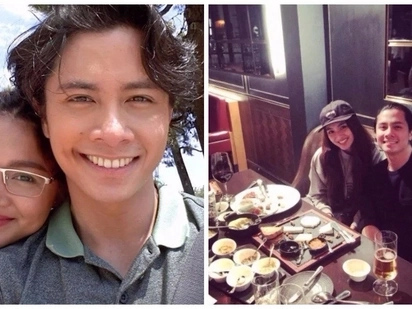 Na-miss nila ang isa't-isa! Nadine Lustre spotted in a friendly date with 'Till I Met You' co-star JC Santos