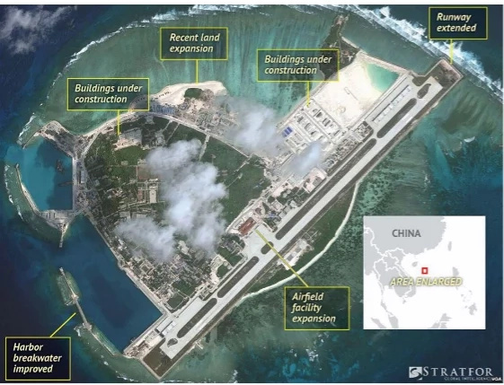 China arms man-made isles China arms man-made isles