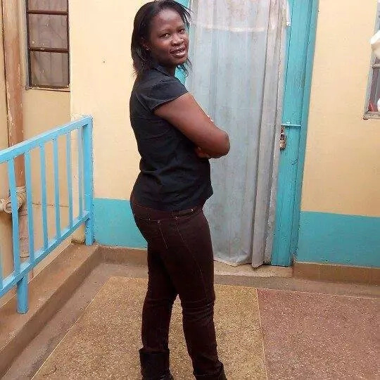 Pictures of the female police officer who shot herself at JKIA