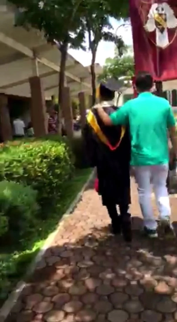 Graduate gets brand new car as gift Graduate gets brand new car as gift