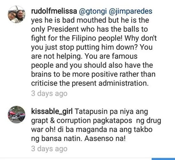 G Toengi reacts adversely to Duterte’s tirades against Obama G Toengi reacts adversely to Duterte’s tirades against Obama