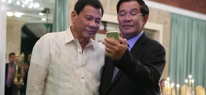 Star-struck Cambodian Prime Minister takes epic selfie with Digong
