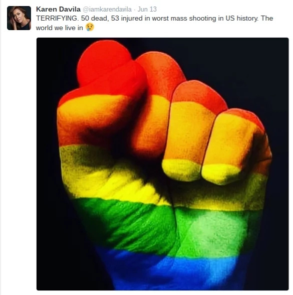 Filipino stars react to tragic Orlando shooting Filipino stars react to tragic Orlando shooting