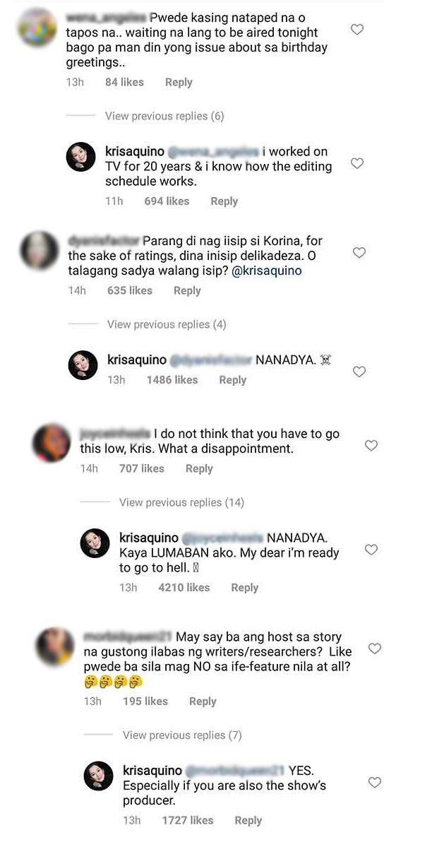 Kris Aquino, matapang na dinepensahan ang kaniyang pagbanat laban kay Korina Sanchez Kris Aquino, matapang na dinepensahan ang kaniyang pagbanat laban kay Korina Sanchez
