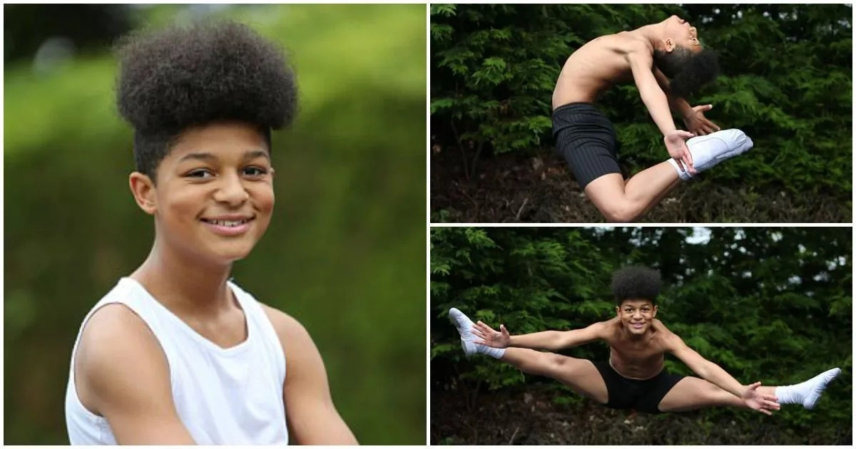 Meet talented 13-year-old teen who was BULLIED for his love of dancing wins scholarship to prestigious school (photos)