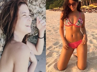 Teen actress Bianca Umali slays the beach in her sizzling swimsuit! (PHOTOS)
