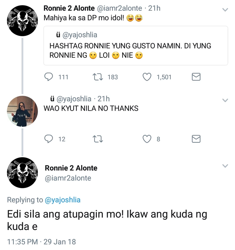 Yumabang na daw? Ronnie Alonte answers former fans furiously Yumabang na daw? Ronnie Alonte answers former fans furiously