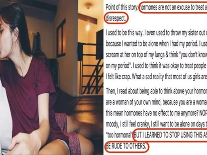 Ladies who are usually hormonal, this inspiring post is a must-read!