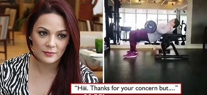May 'k' kahit galit! KC Concepcion gives basher an epic and classy retort after she berated KC's exercise routine