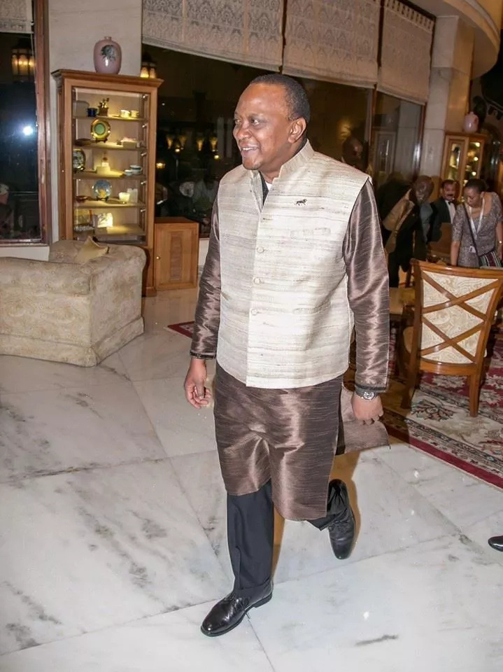 See Uhuru Clad In Traditional Indian Kurta Pajama