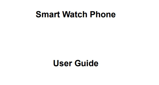 X6 smart watch manual