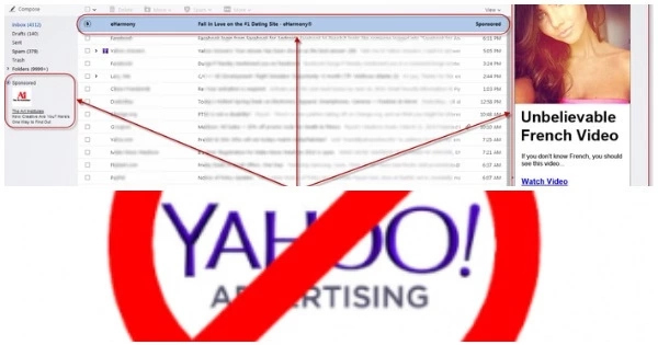 hide icons in yahoo mail