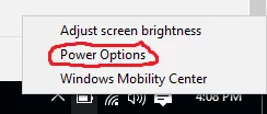enable hibernate option in windows 10