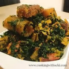 Learn To Cook Edikang Ikong With Bokoto And Utazi Leaves