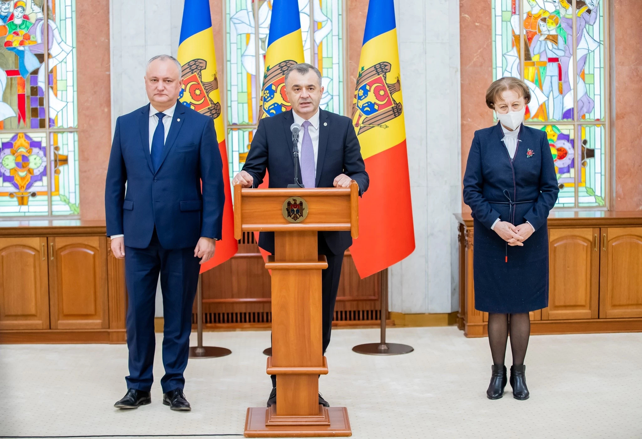 Premierul Ion Chicu a anunțat demisia Guvernului