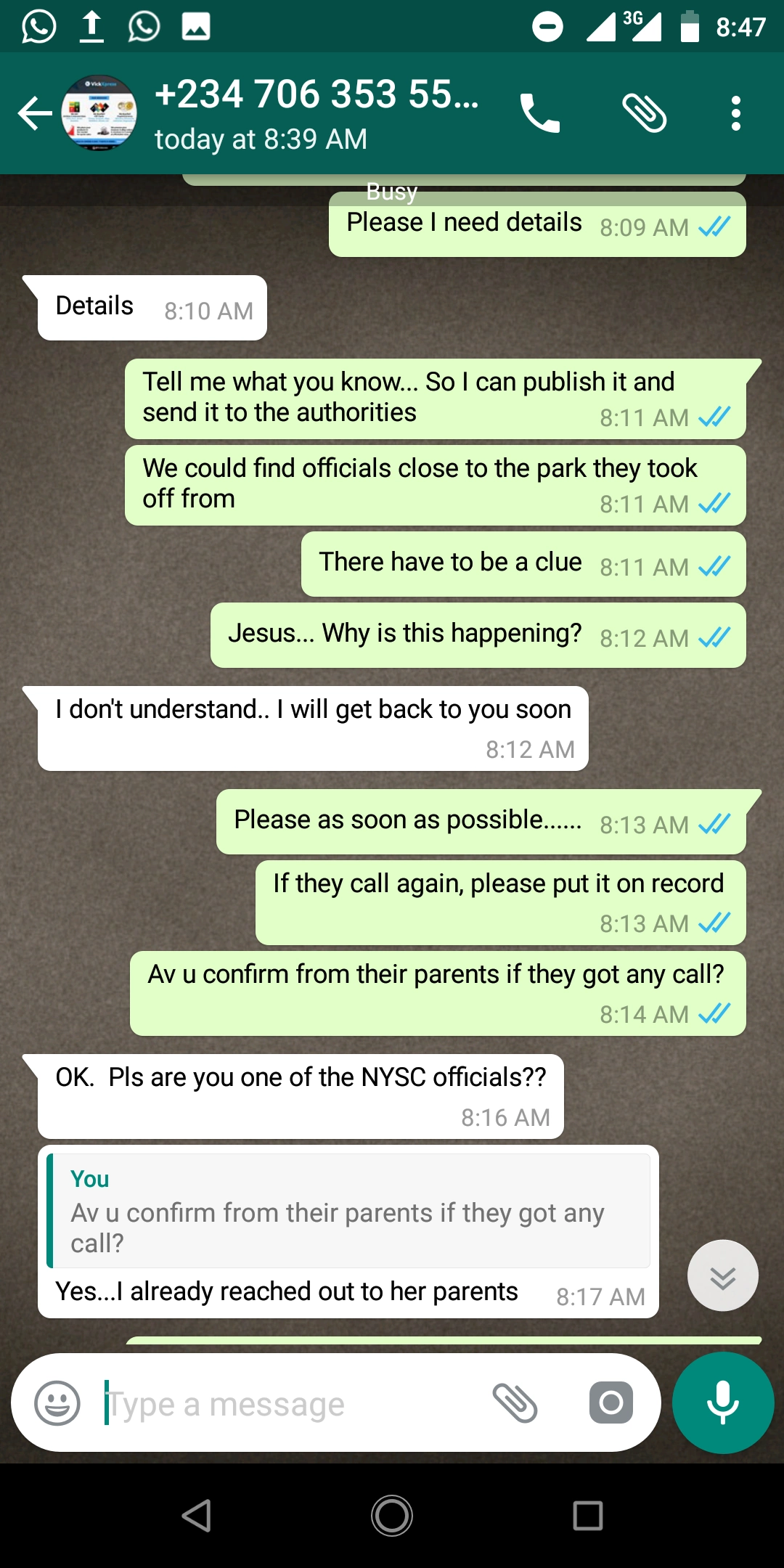 NYSC 2018 Batch C Prospective Corps Members Kidnapped On Their Way To Camp