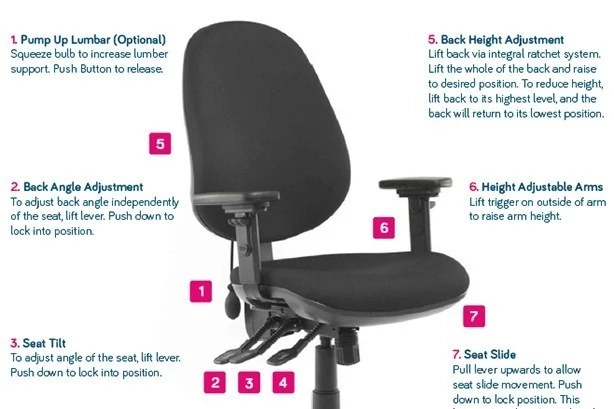 How To Adjust Office Chair Hsewatch Com