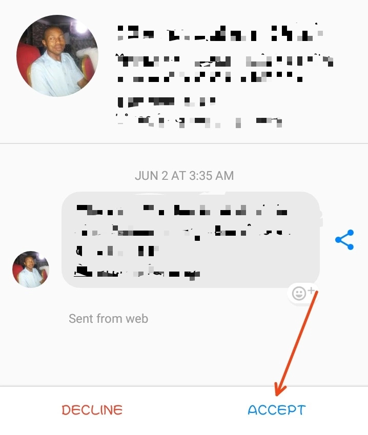 ignore messages on messenger