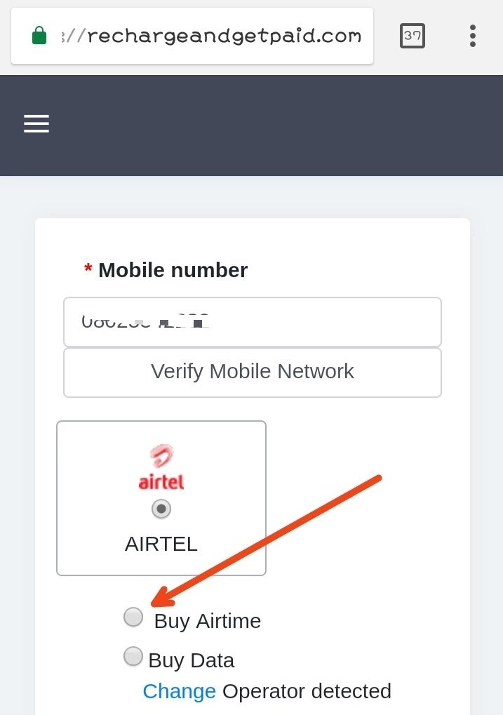 recharge and get paid buy airtime