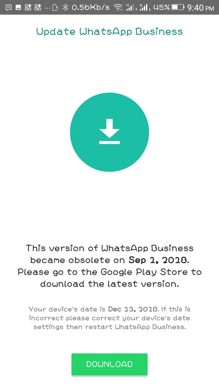 How to bypass Whatsapp update for FREE