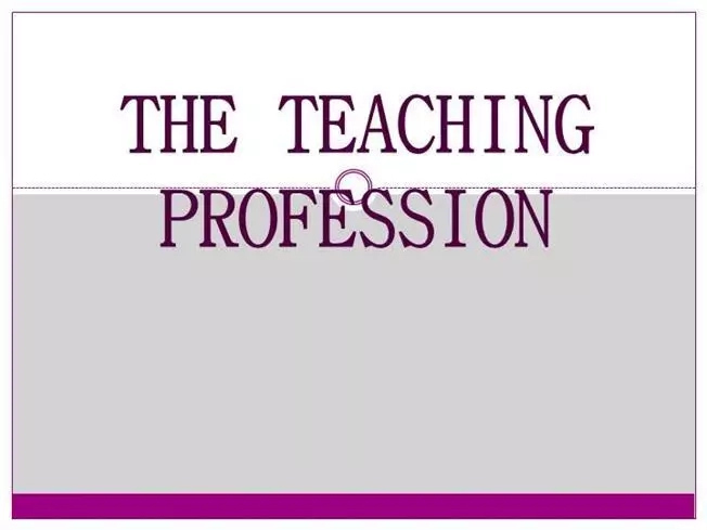 Register in the Teaching Profession and their Meaning