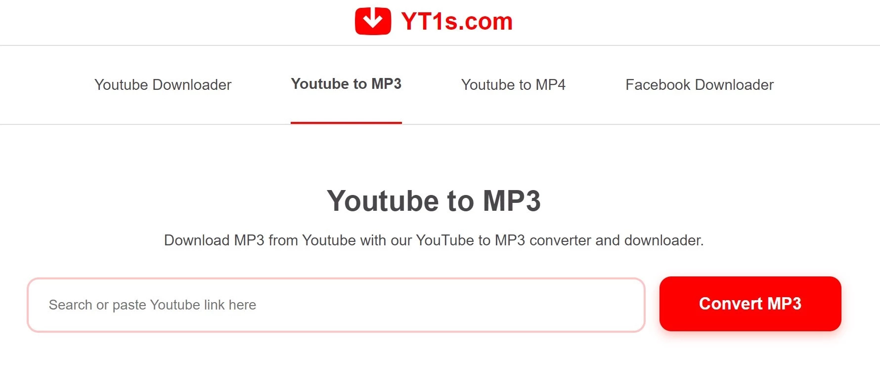 Youtube to MP3 converter YT1