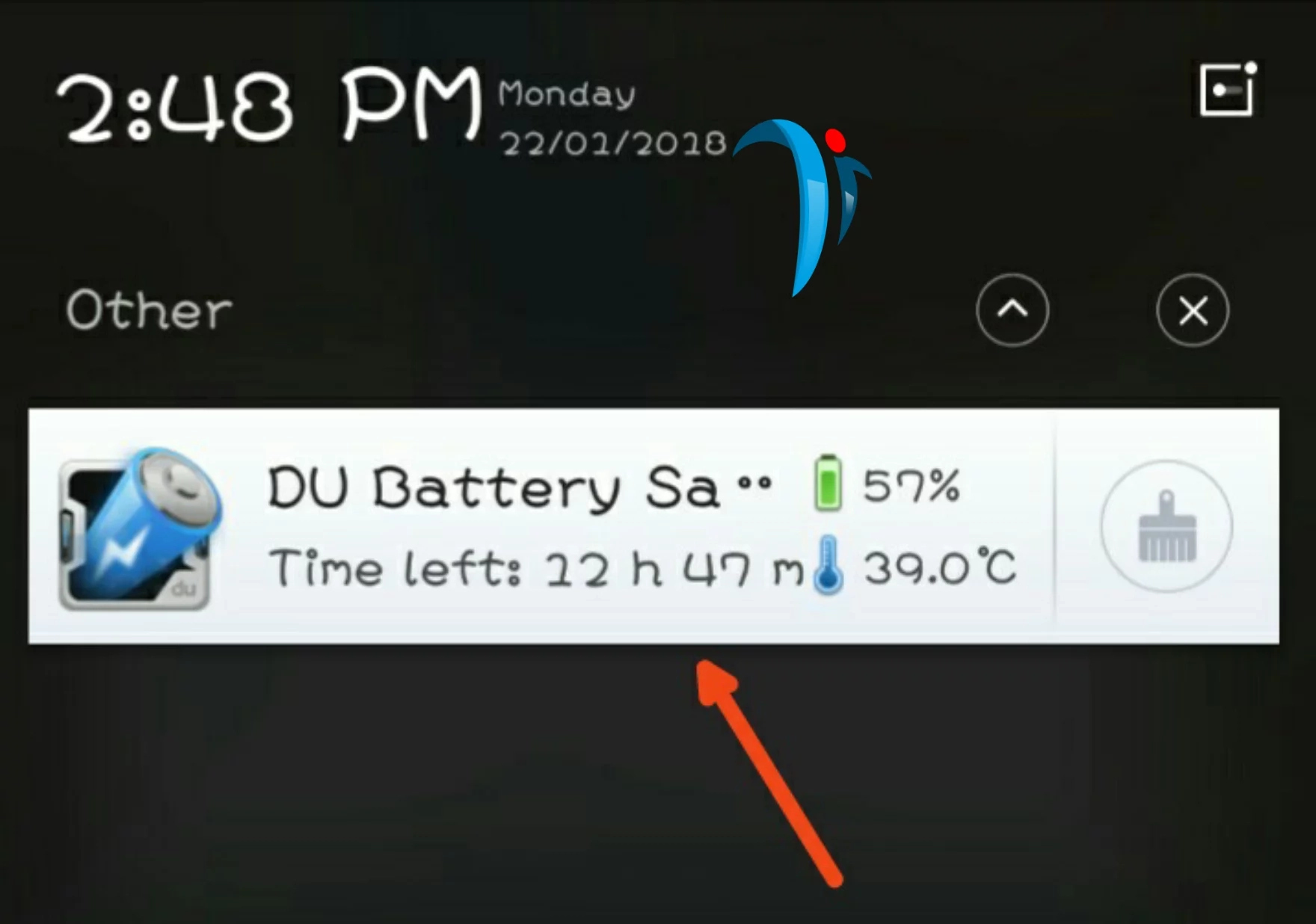 remove du battery saver app