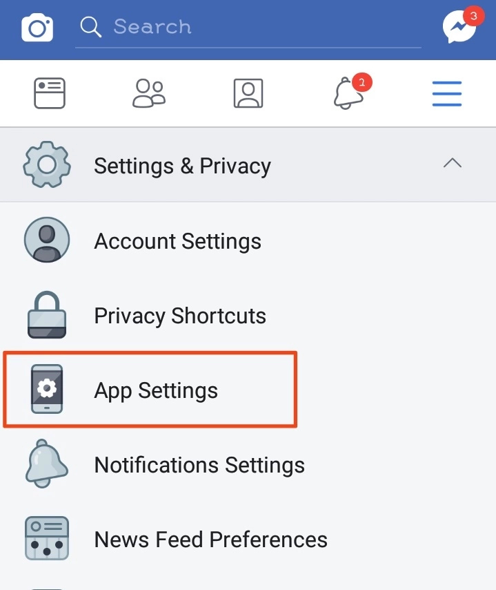 turn off video autoplay in Facebook app Android