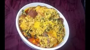 Learn How To Cook Egusi Soup With Uziza Leaves
