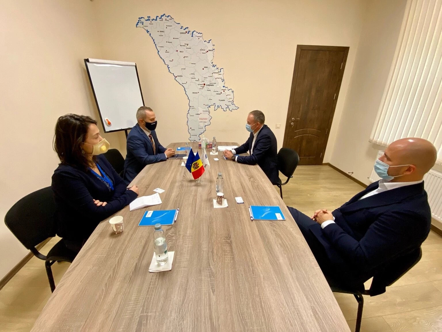Andrian Candu s-a întâlnit cu Dritan Taulla, șeful Misiunii Internaționale de Observarea a Alegerilor ENEMO